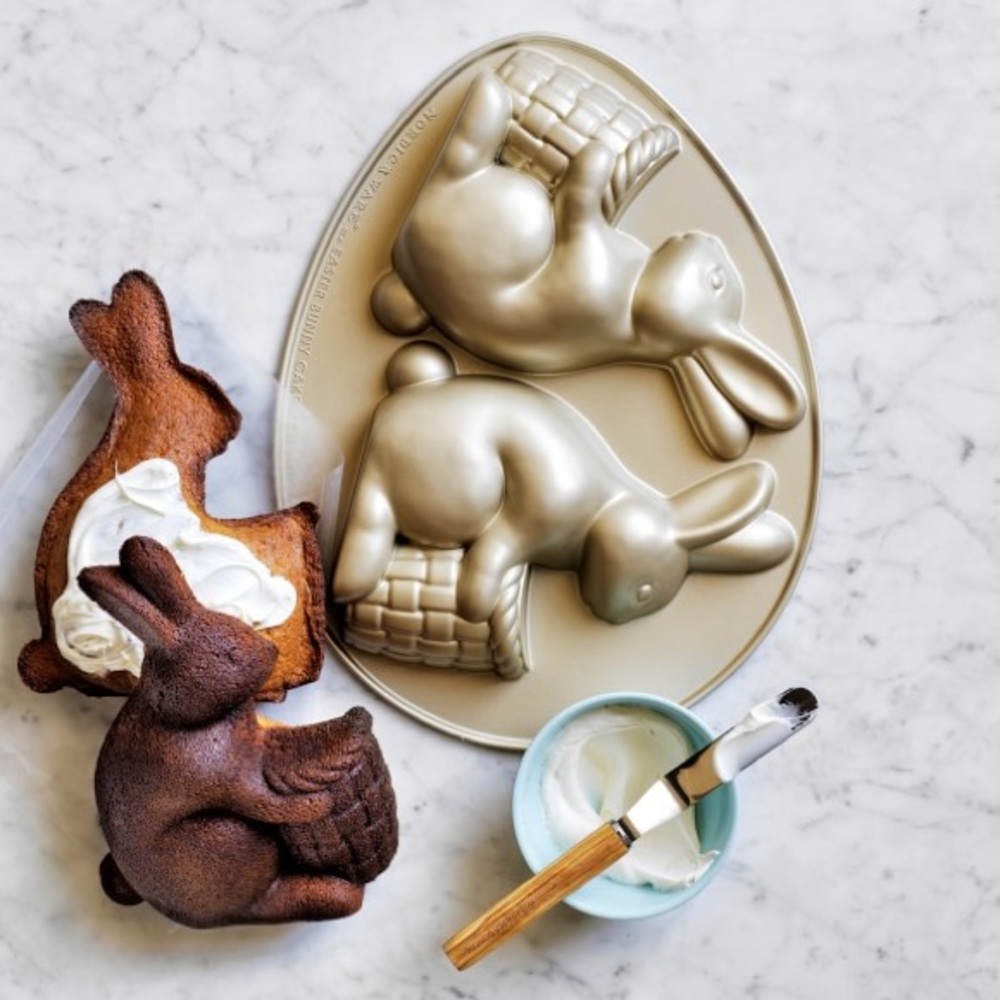 Nordic Ware Easter Bunny Cake Pan, 3-D